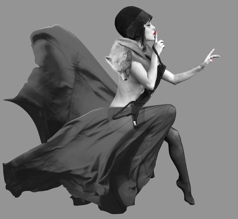 Flapper from the Roaring Twenties
